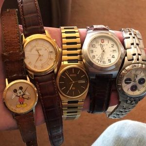 Set of Five vintage watches